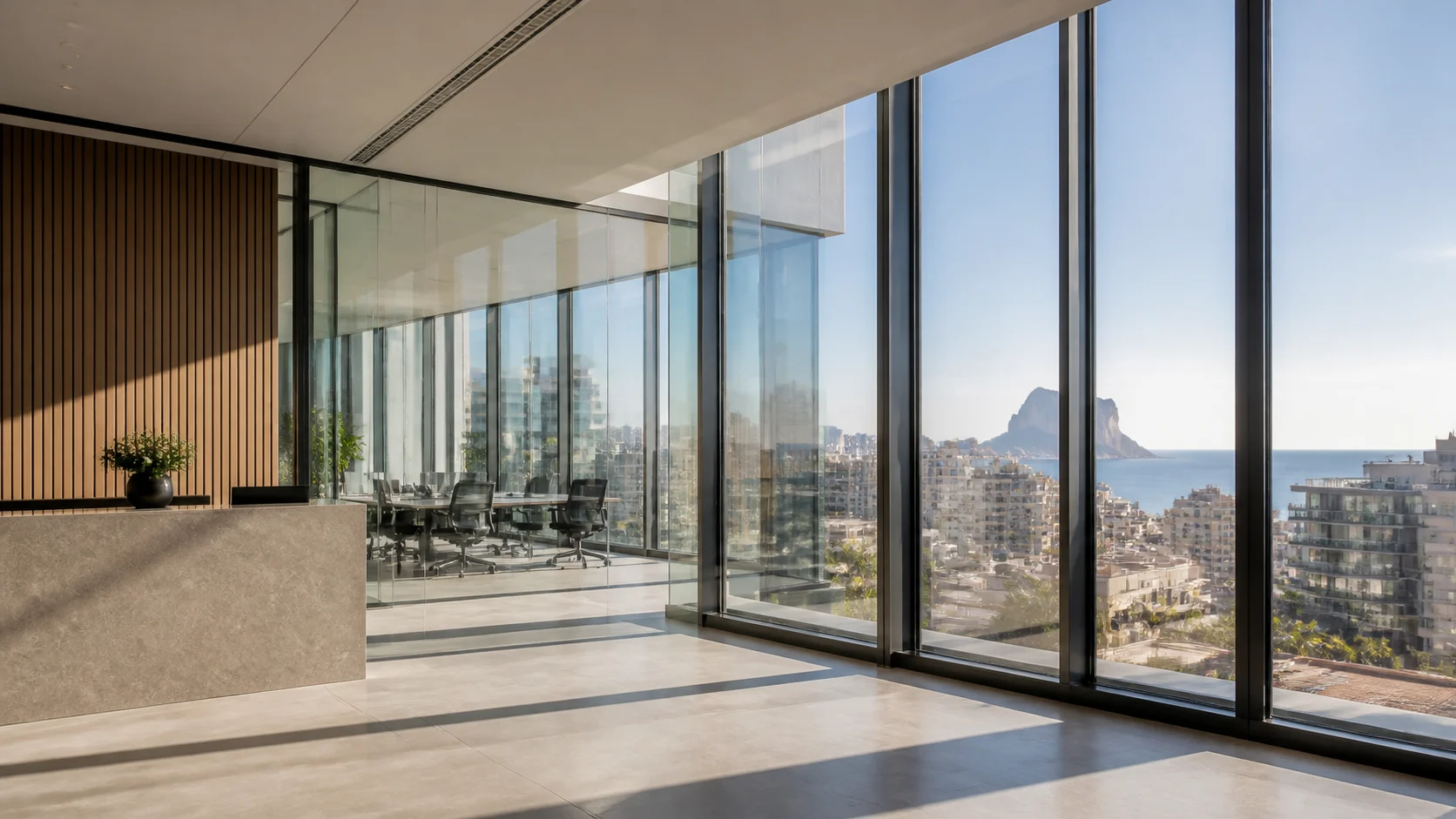 Film for workplaces and customer spaces by Solar Window Tints