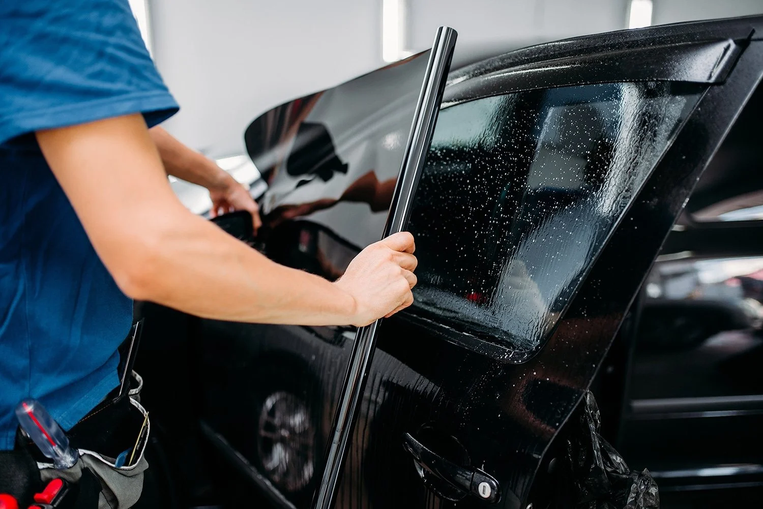 Consistent tinting for working vehicles by Solar Window Tints
